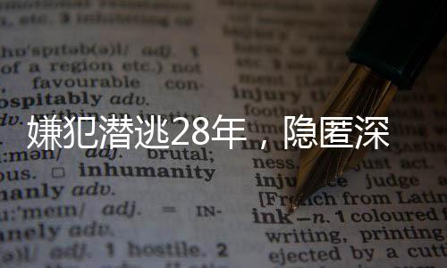 嫌犯潛逃28年，隱匿深山放羊謀生，漂白身份背后隱匿重重謎團(tuán)