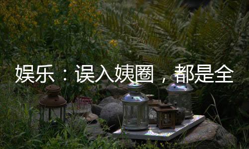 娛樂：誤入姨圈，都是全自動