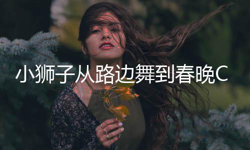 小獅子從路邊舞到春晚C位，一段勵志的舞蹈傳奇