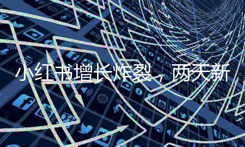 小紅書增長炸裂，兩天新增用戶超七十萬人