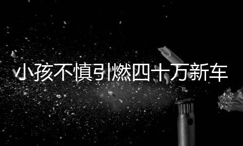 小孩不慎引燃四十萬新車，車主淡然又訂購一輛新座駕——究竟是怎樣的氣度和心態(tài)？