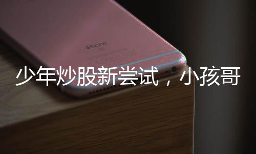 少年炒股新嘗試，小孩哥挑戰(zhàn)股市，初試微虧啟示錄