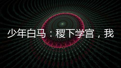 少年白馬：稷下學(xué)宮，我以琴入道
