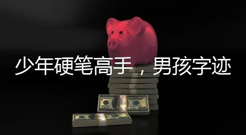 少年硬筆高手，男孩字跡如印刷體一般驚艷