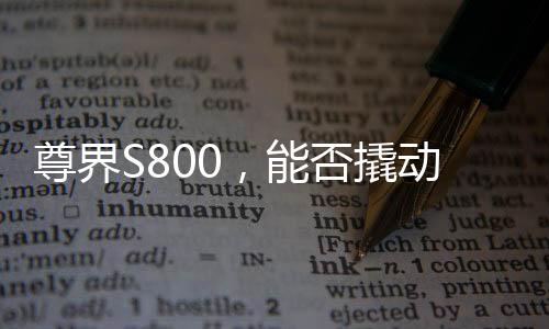 尊界S800，能否撬動(dòng)百萬豪華轎車市場(chǎng)？