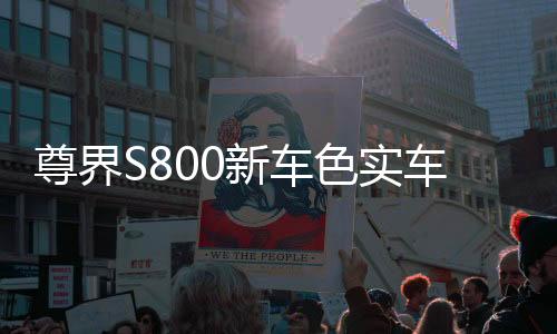 尊界S800新車色實車曝光，引領(lǐng)潮流的全新駕駛體驗