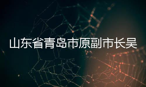 山東省青島市原副市長吳經(jīng)建接受審查調(diào)查
