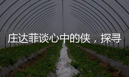 莊達(dá)菲談心中的俠，探尋真正的俠義之道