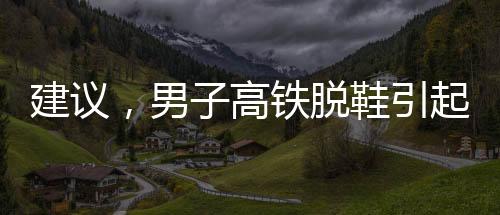 建議，男子高鐵脫鞋引起爭執(zhí) 打人被行政拘留新聞報道