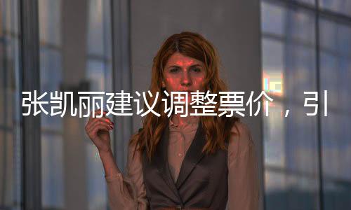 張凱麗建議調(diào)整票價(jià)，引發(fā)公眾熱議與深思的議題