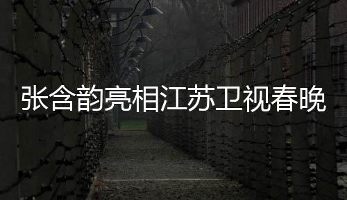 張含韻亮相江蘇衛(wèi)視春晚舞臺，璀璨演出燃爆全場