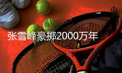 張雪峰豪擲2000萬年終獎與績效，激勵員工創(chuàng)新前行