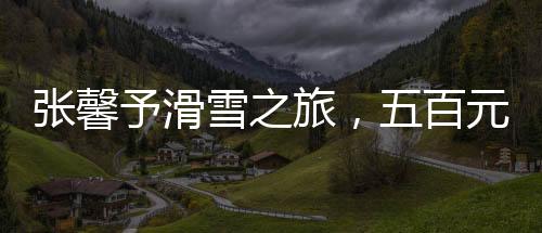 張馨予滑雪之旅，五百元照片背后的故事