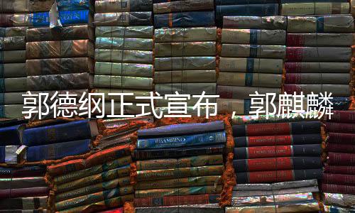 郭德綱正式宣布，郭麒麟為德云社繼承人