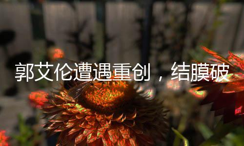 郭艾倫遭遇重創(chuàng)，結(jié)膜破碎，眼睛縫針超過四十