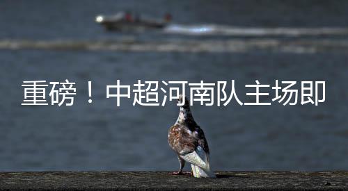 重磅！中超河南隊(duì)主場即將迎來升級改造