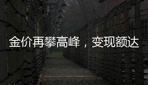 金價再攀高峰，變現(xiàn)額達339萬——市場分析與洞察