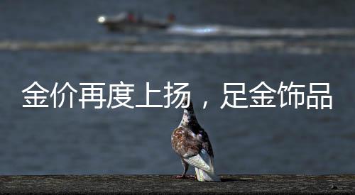 金價(jià)再度上揚(yáng)，足金飾品每克高達(dá)892元