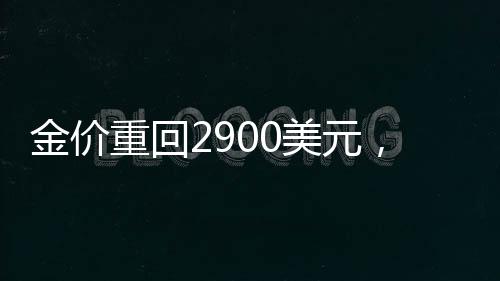 金價重回2900美元，黃金市場趨勢分析與前景展望