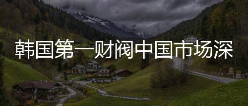 韓國第一財閥中國市場深度拜訪，全球戰(zhàn)略新動向背后的商業(yè)邏輯