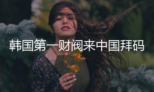 韓國第一財(cái)閥來中國拜碼頭，跨國商業(yè)戰(zhàn)略下的深度布局