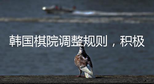 韓國棋院調(diào)整規(guī)則，積極應(yīng)對爭議，決定取消引發(fā)爭議的規(guī)則并通知中方做出改善的決定，尋求進一步的友好合作與交流