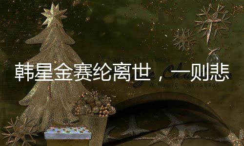 韓星金賽綸離世，一則悲傷的消息