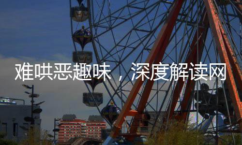 難哄惡趣味，深度解讀網(wǎng)絡(luò)文化中的爭議現(xiàn)象
