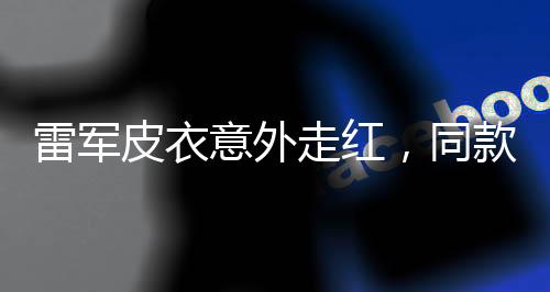 雷軍皮衣意外走紅，同款產(chǎn)品賣斷貨