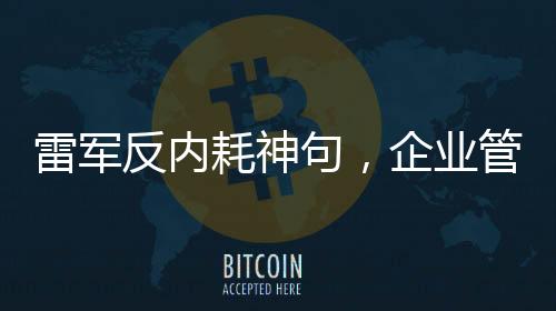 雷軍反內(nèi)耗神句，企業(yè)管理的真諦與力量