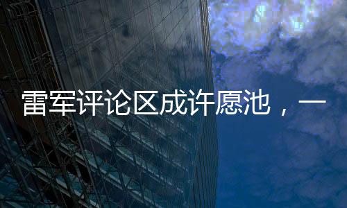 雷軍評(píng)論區(qū)成許愿池，一個(gè)現(xiàn)象級(jí)的社交媒體奇觀