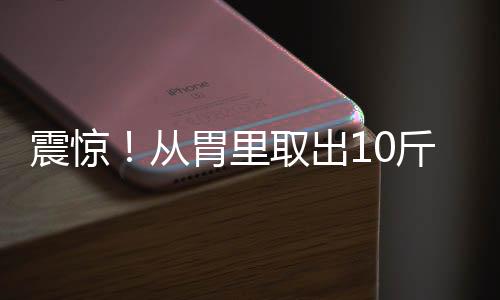 震驚！從胃里取出10斤食物——一次極端的消化異常事件