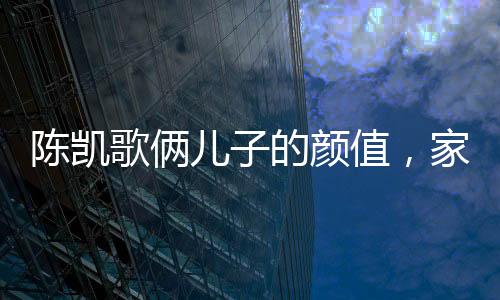 陳凱歌倆兒子的顏值，家族基因的強(qiáng)大展現(xiàn)