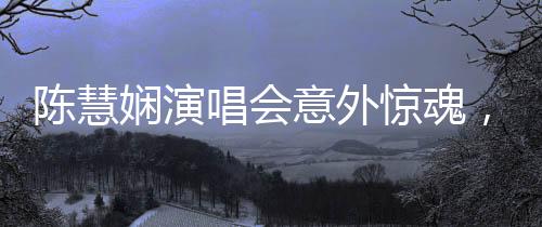 陳慧嫻演唱會(huì)意外驚魂，舞臺(tái)之星仍閃耀不息
