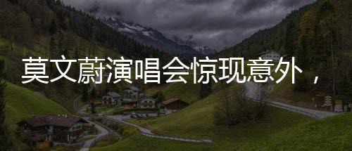 莫文蔚演唱會(huì)驚現(xiàn)意外，舞臺(tái)摔倒展現(xiàn)堅(jiān)韌精神