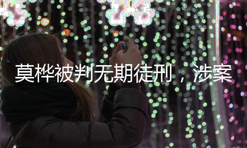 莫樺被判無(wú)期徒刑，涉案金額超一億元，賄賂案的深度剖析