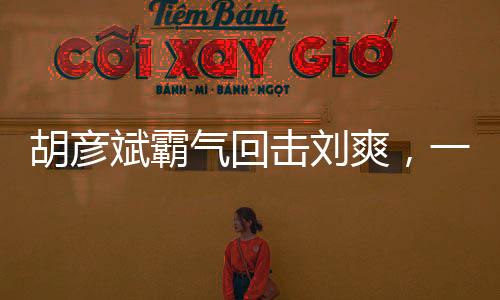 胡彥斌霸氣回擊劉爽，一場震撼的言辭交鋒引發(fā)熱議