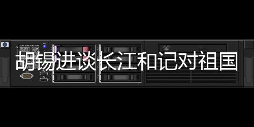 胡錫進談長江和記對祖國有信心，堅定信念，共創(chuàng)未來