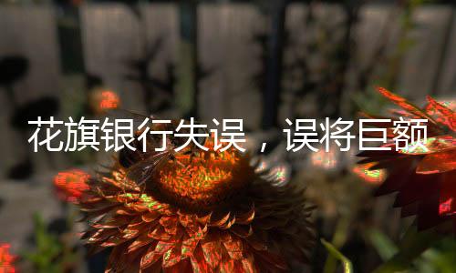 花旗銀行失誤，誤將巨額資金計入客戶賬戶，事件引起廣泛關(guān)注