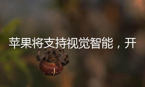 蘋(píng)果將支持視覺(jué)智能，開(kāi)啟智能視覺(jué)新紀(jì)元