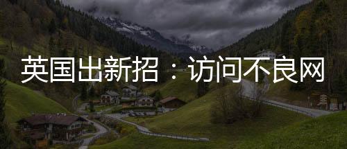 英國(guó)出新招：訪問不良網(wǎng)站將被要求提供自拍照和身份證