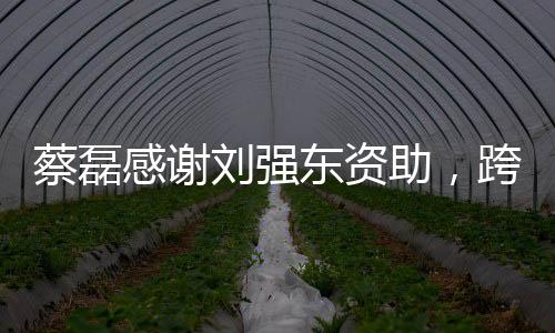 蔡磊感謝劉強(qiáng)東資助，跨越商界的愛心之舉，攜手共筑未來之夢(mèng)