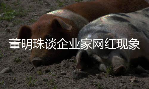董明珠談企業(yè)家網(wǎng)紅現(xiàn)象，成功非偶然，實力與智慧缺一不可