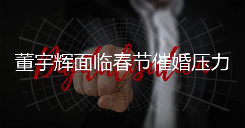 董宇輝面臨春節(jié)催婚壓力，一線明星的情感困擾與婚戀觀察