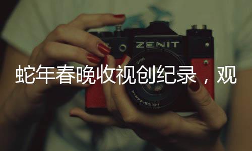 蛇年春晚收視創(chuàng)紀(jì)錄，觀看人數(shù)再創(chuàng)新高