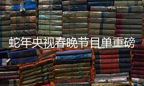 蛇年央視春晚節(jié)目單重磅出爐，群星璀璨點亮新春之夜