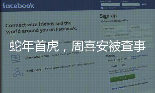 蛇年首虎，周喜安被查事件揭秘