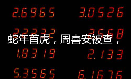 蛇年首虎，周喜安被查，揭秘背后不為人知的真相