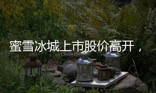 蜜雪冰城上市股價(jià)高開(kāi)，漲幅超過(guò)29%