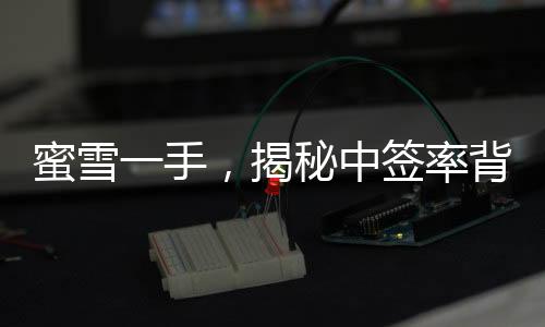 蜜雪一手，揭秘中簽率背后的故事——中簽率達(dá)8%的獨(dú)特魅力